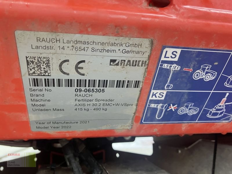 Düngerstreuer типа Rauch AXIS-H 30.2 EMC+W ISOBUS PRO, Gebrauchtmaschine в Heilsbronn (Фотография 10)